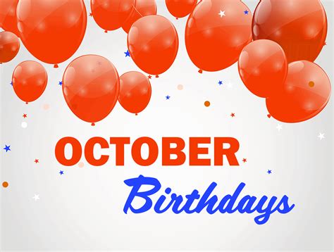 GALLERY: October Birthdays