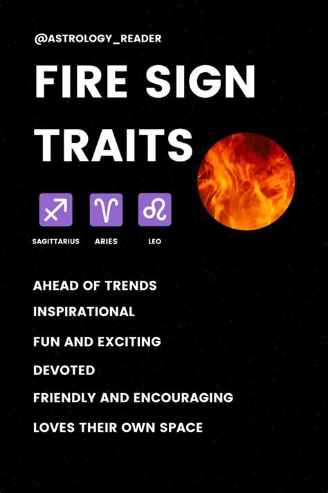 Fire Sign Traits Sagittarius Aries Leo Facts - Astrology For Beginners ...