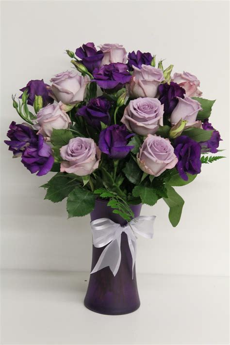 The Purple Bouquet by Newport Beach Flora