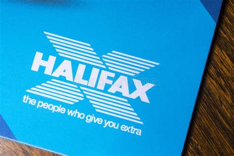 Halifax Bank Logo editorial stock image. Image of brochure - 131622004