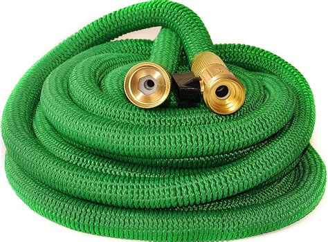 Amazon.com : Riemex Expandable Hose Green 100 FT Heavy Duty Garden Water Hose - Triple Latex ...