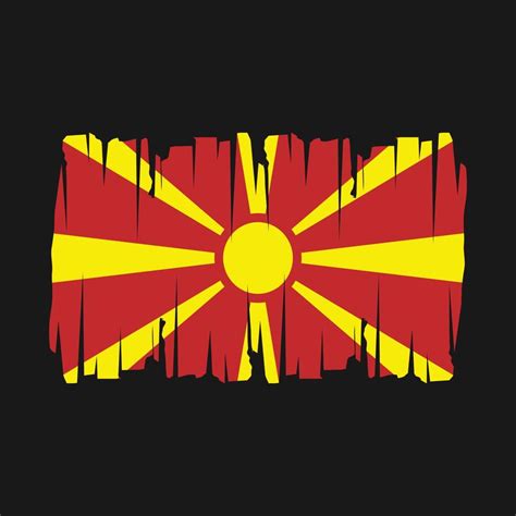 North Macedonia Flag Vector Illustration 20847358 Vector Art at Vecteezy