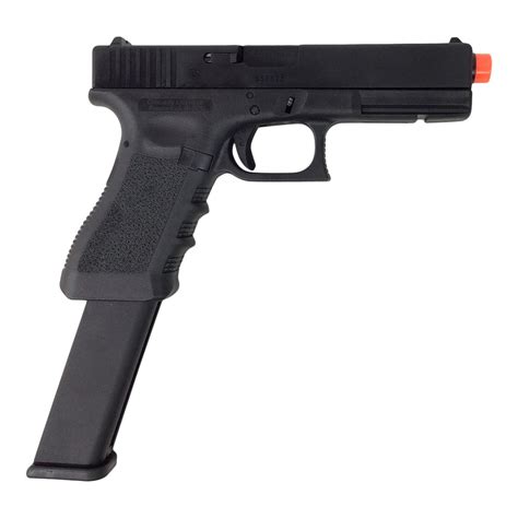 ELITE FORCE GLOCK 18C G18 AUTO BLOWBACK AIRSOFT PISTOL - BLACK - MiR ...