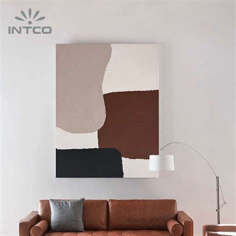 Make any space in your home innovative and unique by adding Intco abstract canvas art