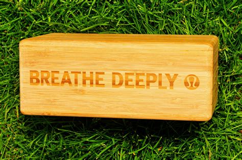 Breathe Deeply - Lululemon Bamboo Yoga Block | Jason Michael | Flickr