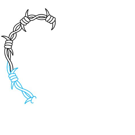 How to Draw a Barbed Wire Heart - Really Easy Drawing Tutorial