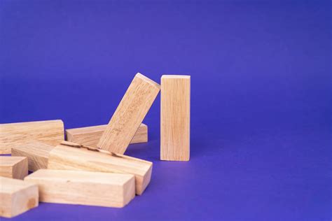 Jenga Pieces on Violet Background - PixaHive