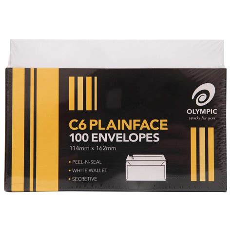 C6 Envelopes White 100-pack - Stuck on Stationery