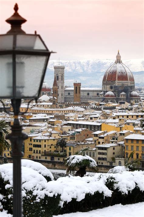 Snow in Florence stock photo. Image of cathedral, florence - 12244228