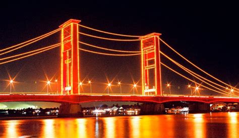 Ampera Bridge in South Sumatra