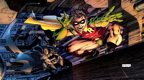 Download Robin (DC Comics) Batman Comic Batman & Robin HD Wallpaper