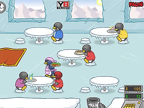 Penguin Diner Game - Play online at Y8.com