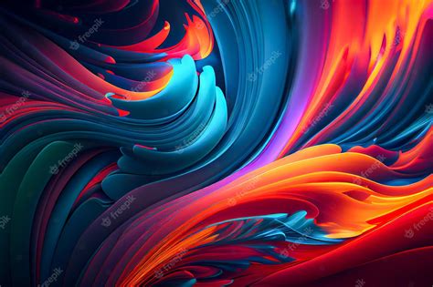 Premium Photo | Abstract colorful 4k wallpaper 3d illustration ...