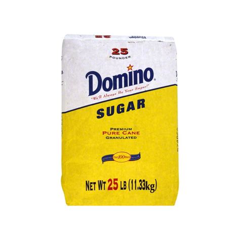 DOMINO® SUGAR, GRANULATED, BULK (25 LB BAG)