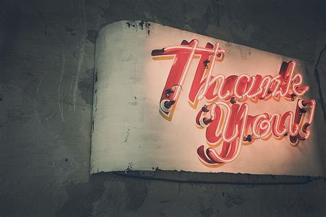 Thank You Neon Lights · Free photo on Pixabay