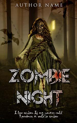 Horror Book cover Design - Zombie Night