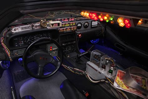 Back To The Future Delorean Interior Delorean Machine Interior ...