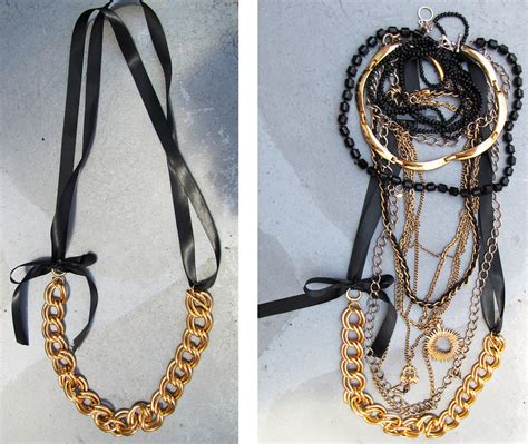 black-gold-layered-chain-necklaces-3 | www.lovemaegan.com | Maegan ...