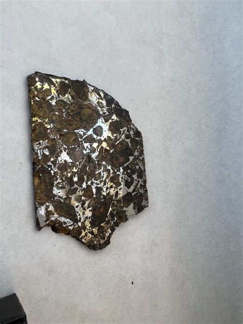 Pallasite Meteorite Slice | Southwest Meteorite Laboratory