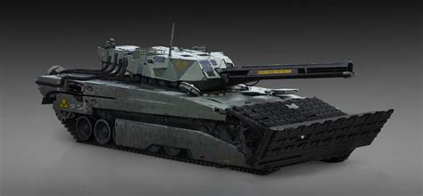 ArtStation - Railgun Tank