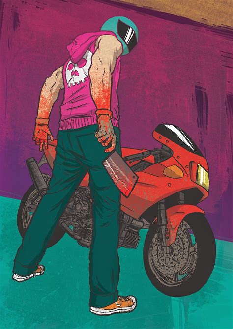 Hotline Miami The biker This is one of the best, most accurate reference pictures of the Biker ...