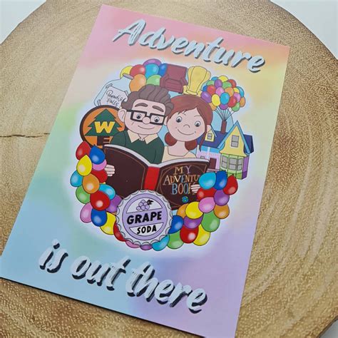 Up Carl and Ellie Mini Print adventure is out there up | Etsy