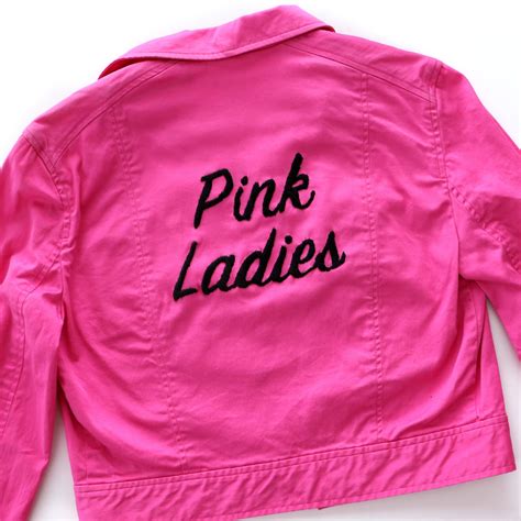 DIY Handmade Pink Ladies Jacket | Grease Movie Inspired Clothing Costume Ideas | Pink ladies ...