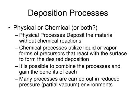 PPT - The Deposition Process PowerPoint Presentation - ID:7046076