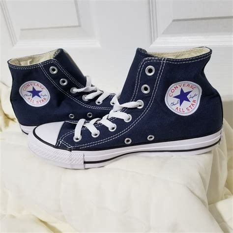 Converse Dark Blue High Tops B5 | Converse high tops colors, Blue converse high tops, Blue high tops