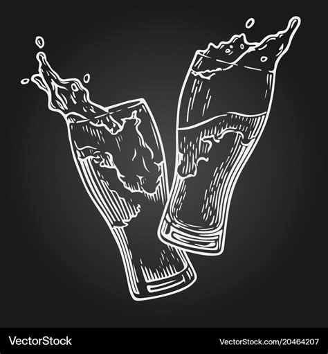 Beer splashb Royalty Free Vector Image - VectorStock