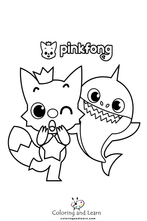 Pingfong (Baby Shark) Coloring Pages (2023) - Coloring and Learn