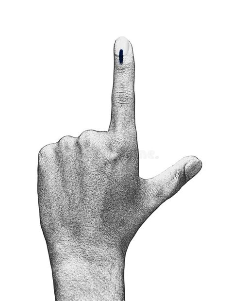 Male Indian Voter Hand With Voting Sign Or Ink Pointing Out , Voting ...