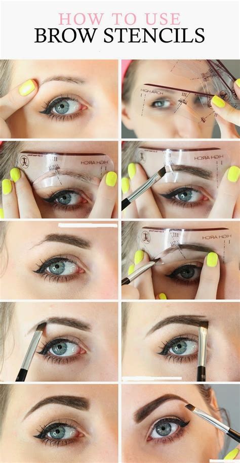 Fashion Magazine: HOW TO USE EYEBROW STENCILS LIKE A PRO!