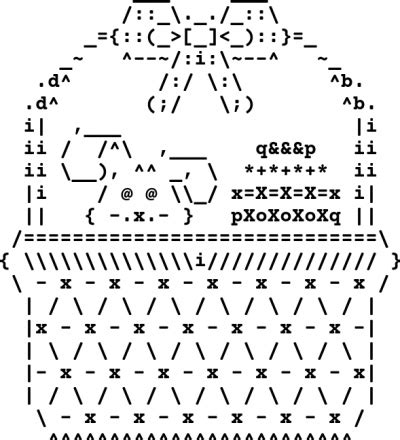 ASCII Art in Gun/Arms