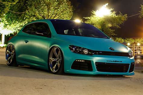 Slammed VW Scirocco R with 370PS is as Minty Fresh as They Come | Carscoops