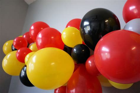 Kansas City Chiefs Inspired Balloon Garlandred and Yellow Balloon Garlandchiefs Balloon ...