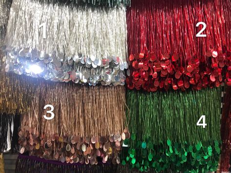 6 Colors Heavy Bead Fringe Trim for Haute Couture Shinning - Etsy