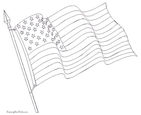 drawing of us flag - Clip Art Library