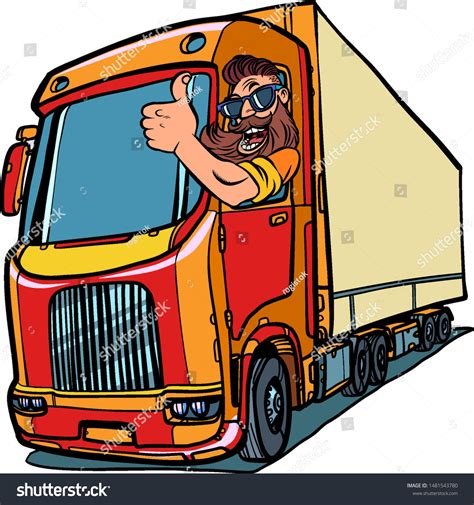 9,586 Cartoon Truck Driver Images, Stock Photos & Vectors | Shutterstock