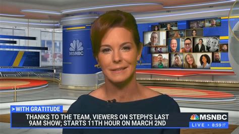 Stephanie Ruhle Gives Final 'Goodbye'/'See You Later'