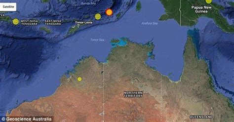 Magnitude 5.3 earthquake rattles Darwin, Australia after striking 600 ...