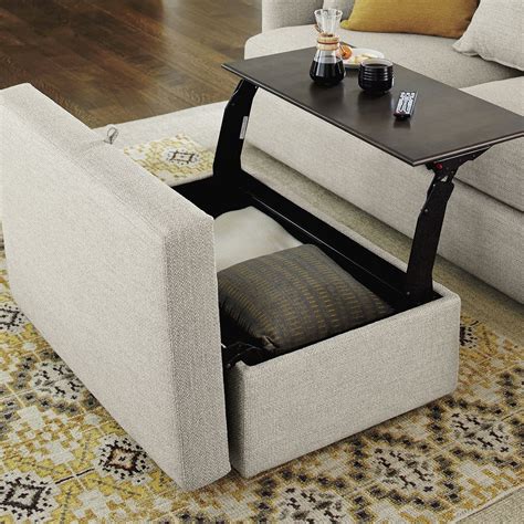 Ottoman With Pull Out Table | donyaye-trade.com