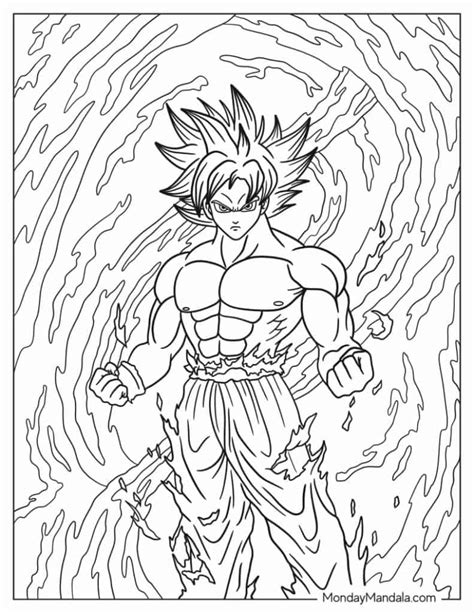 Goku Super Saiyan Coloring Pages