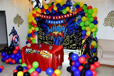 Amazing Kids Superhero Decor for a perfect Kid's Birthday Party in ...