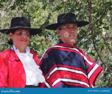 Man And Woman In Chilean Clothing Editorial Stock Photo - Image: 57718733