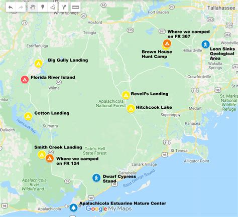 Apalachicola National Forest Map