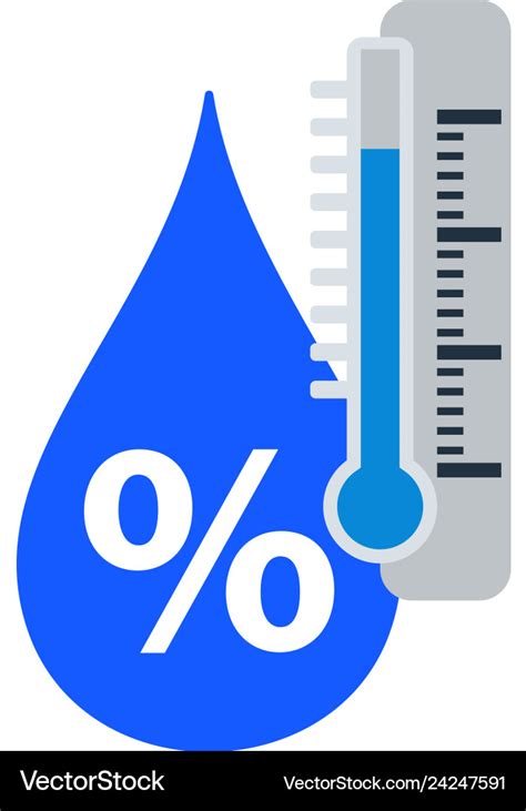 Humidity icon Royalty Free Vector Image - VectorStock