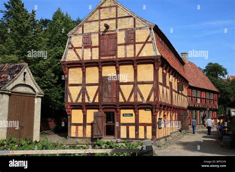 Denmark, Jutland, Arhus, Den Gamle By open air museum Stock Photo - Alamy