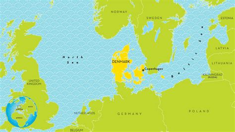 Map Of Denmark And Germany - Best Map of Middle Earth