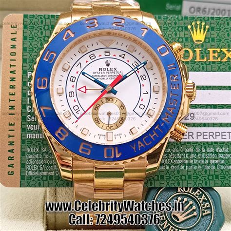 Rolex Yacht Master 2 Gold Watch | 1st Copy Watches Kolkata